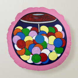 Cojín Redondo Gum Ball Machine