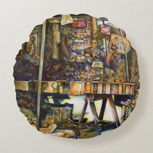 Cojín Redondo Hace que la creatividad brille todo lo más