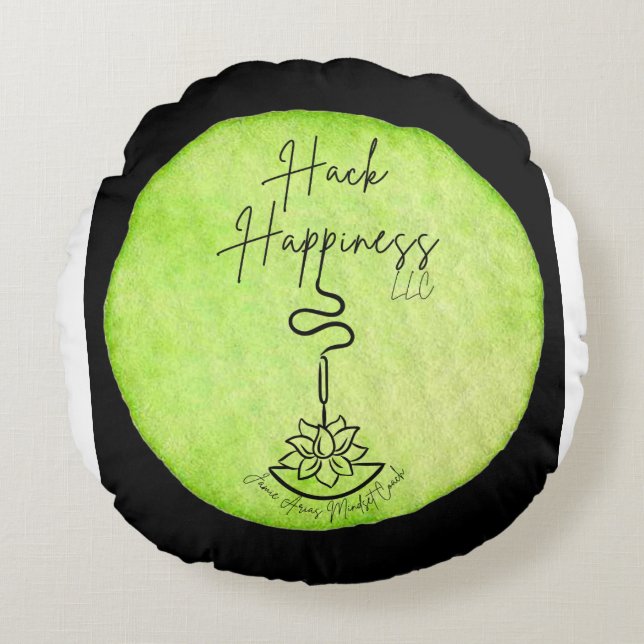 Cojín Redondo Hack Happiness Medilow Pillow (Anverso)