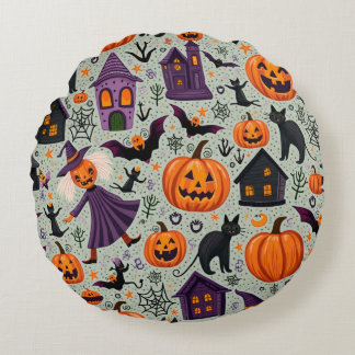 Cojín Redondo Halloween Cushion