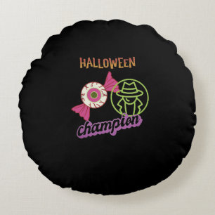 Cojín Redondo Halloween Espié Campeón
