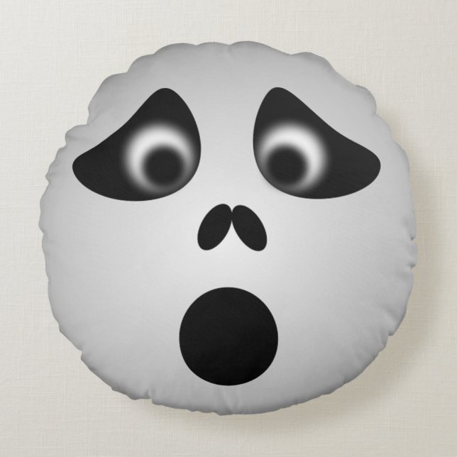 COJÍN REDONDO HALLOWEEN GHOST (Anverso)