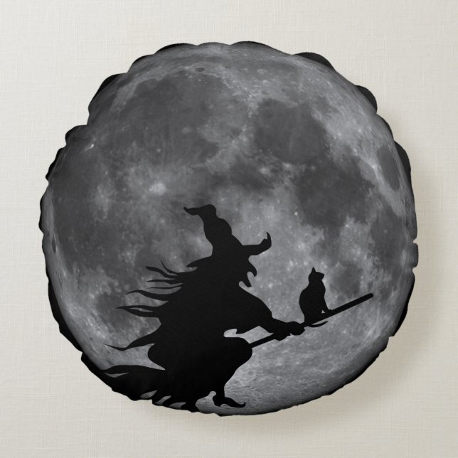 Cojín Redondo Halloween Round Pillow (Anverso)