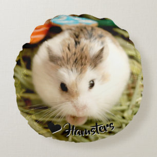 Cojín Redondo Hammyville - Cute Hamster