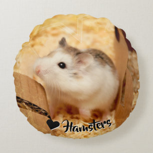 Cojín Redondo Hammyville - Cute Hamster