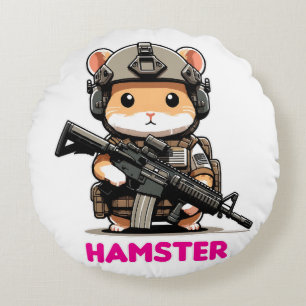 Cojín Redondo Hamster táctico