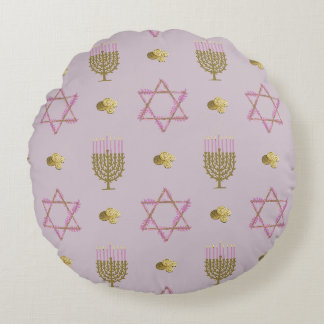 Cojín Redondo Hanukkah