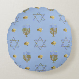 Cojín Redondo Hanukkah