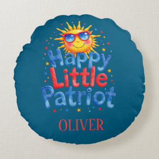 Cojín Redondo Happy Little Patriot Nursery Decor