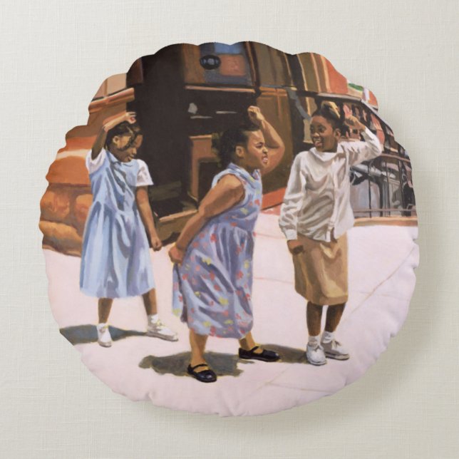 Cojín Redondo Harlem Jig 2001 (Anverso)