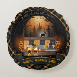 Cojín Redondo Haunted Yakitori Haven
