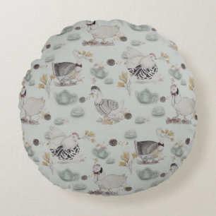 Cojín Redondo Haute Couture Print Kidsroom