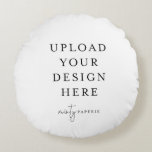 Cojín Redondo Hazlo tú mismo 16"<br><div class="desc">Personalizar tu diseño en Templett. Una vez que haya terminado de editar,  descargue el archivo en formato JPG (no olvide activar la opción de sangrado). Sube tu diseño aquí haciendo clic en el botón azul "Personalizar".</div>
