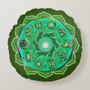 Cojín Redondo Heart Chakra Tote Bag