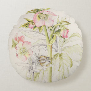 Cojín Redondo Hellebores