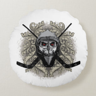Cojín Redondo Hellish Hockey Goalie Round Pillow