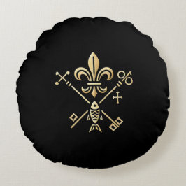 Cojín Redondo Heraldische Symbole 