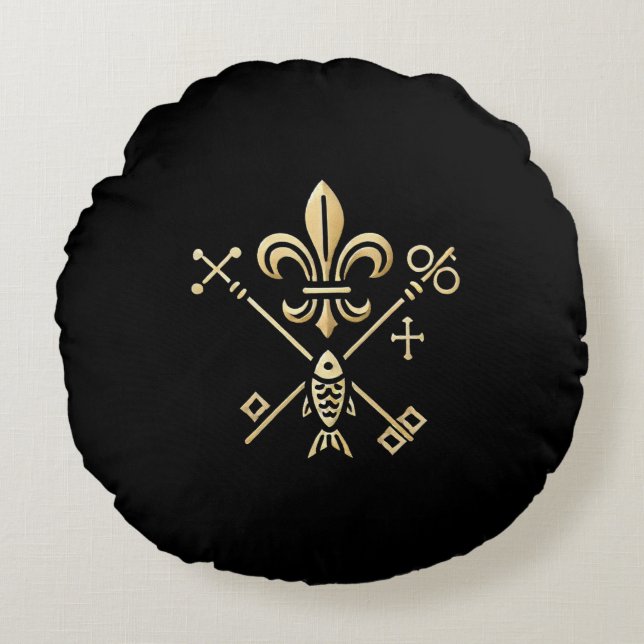 Cojín Redondo Heraldische Symbole  (Anverso)