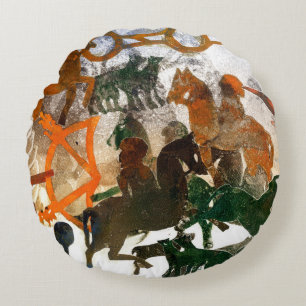 Cojín Redondo Herencia picta