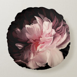 Cojín Redondo Hermosa flor peony