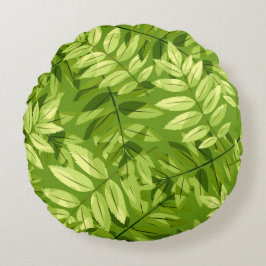 Cojín Redondo Hermoso floral decorativo llamativo 