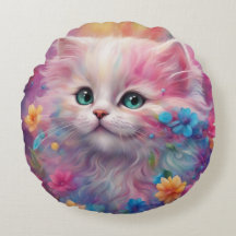 Hermoso Gato Blanco Fluffy