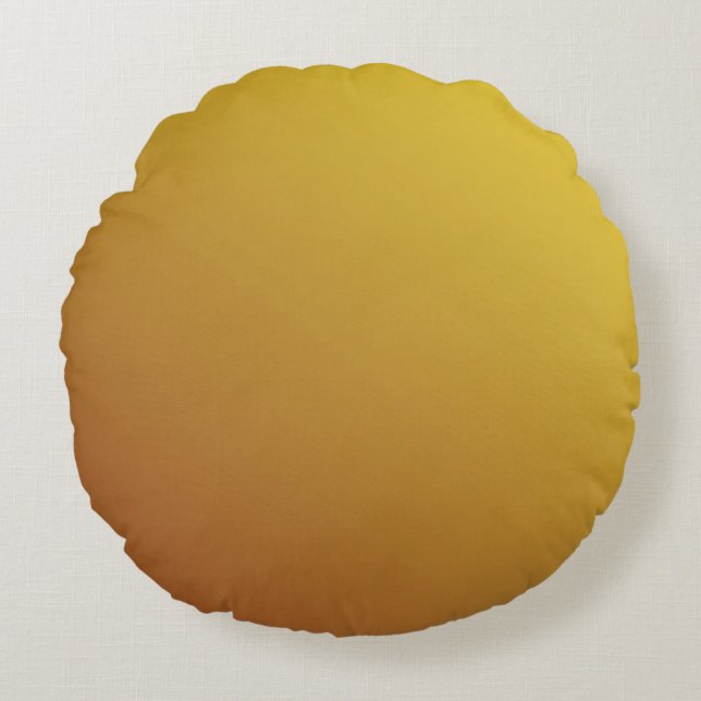 Cojín Redondo Hexagón de oro: Fondo Geométrico Purpurina. (Anverso)