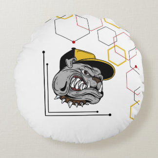 Cojín Redondo Hexagon-Pitti gespiegelt Kissen rund