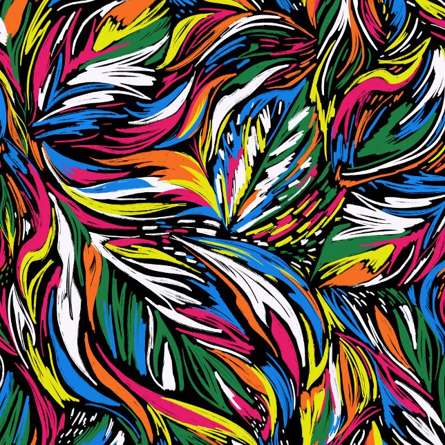 Cojín Redondo Hibiscus Foliage Tropical Turquesa Azul verde y (Subido por el creador)