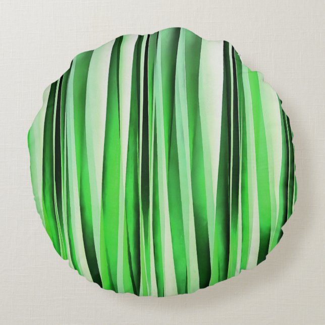 Cojín Redondo Hierba Verde Susurrante (Reverso)