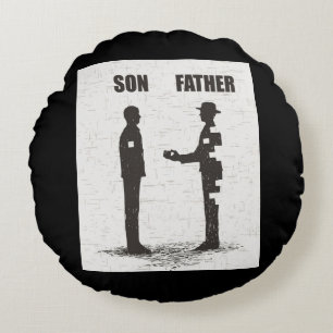Cojín Redondo Hijo y padre