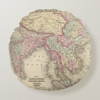 Cojín Redondo Hindoostan, la India más lejana, China, Tíbet 2