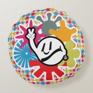 Cojín Redondo HIPPIE ICON lines ver 2023 BY MASANSER
