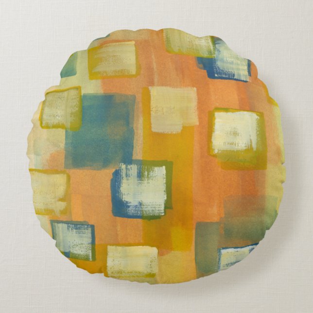 Cojín Redondo Hogar I de la pradera (Anverso)