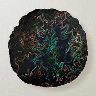 Cojín Redondo hojas......