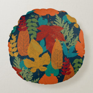 Cojín Redondo Hojas de otoño