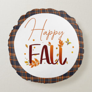 Cojín Redondo Hojas otoñales