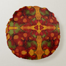 Cojín Redondo Hojas otoñales