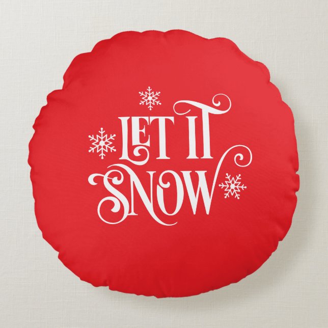 Cojín Redondo Holiday (Anverso)