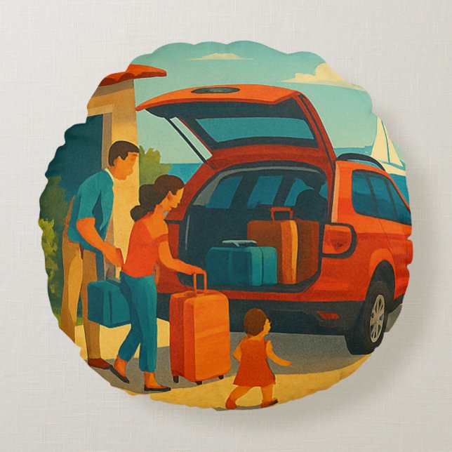 Cojín Redondo Holiday is (Anverso)