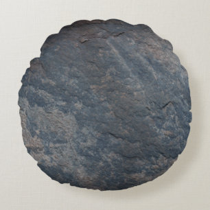 Cojín Redondo Hombre-Cueva de la roca (gris)