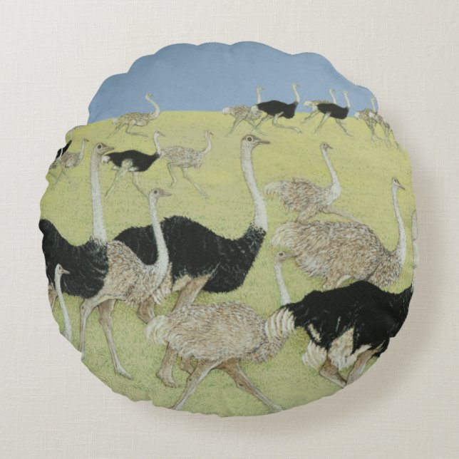 Cojín Redondo Hora punta (Anverso)