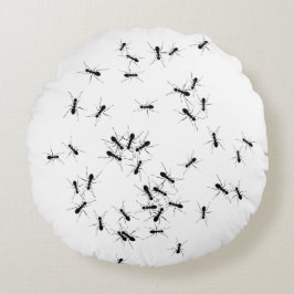 Cojín Redondo Hormigas por todas partes