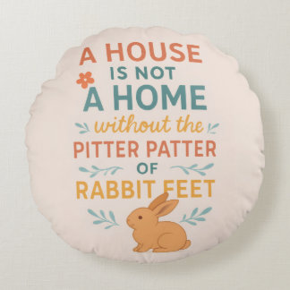 Cojín Redondo House pitter patter rabbit feet