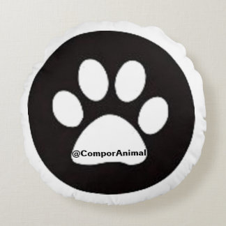 Cojín Redondo Huella de animal