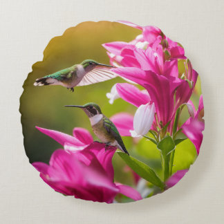 Cojín Redondo Hummingbird Harmony Pillow