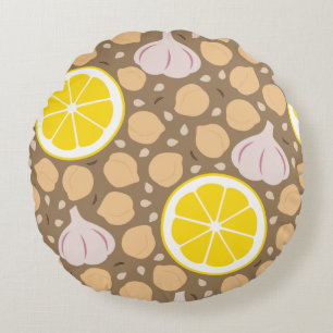 Cojín Redondo Hummus Round Pillow