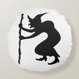 COJÍN REDONDO HUNCHBACK HALLOWEEN WITCH