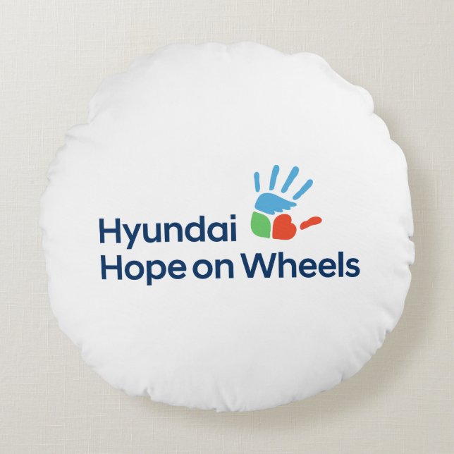 Cojín Redondo Hyundai Hope on Wheels Pillow  (Anverso)