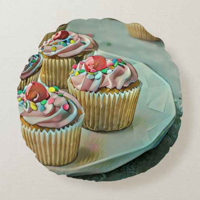 Cojín Redondo Ice cream cake (Anverso)